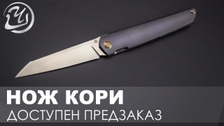 Embedded thumbnail for Ножи Мастерской Чебуркова. Новинка 2019 года. Нож Кори готов к заказам. Презентация кастомного ножа